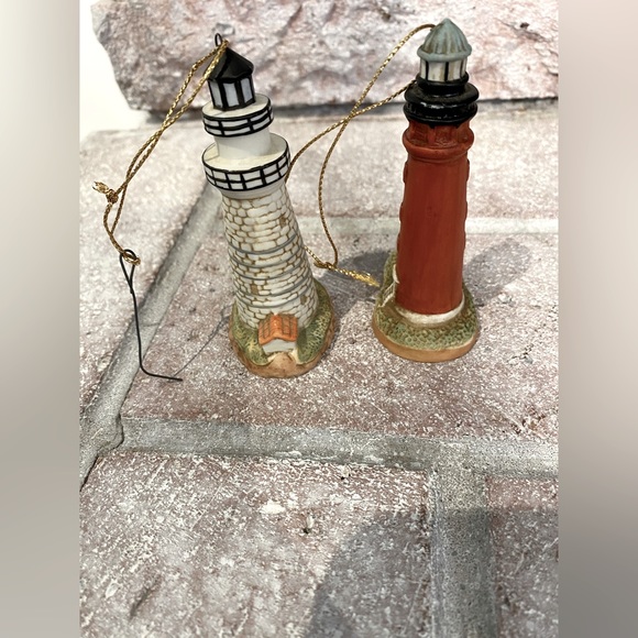 Lefton Boston Lighthouse and Ponce De Leon Lighthouse Ornaments - Picture 5 of 7